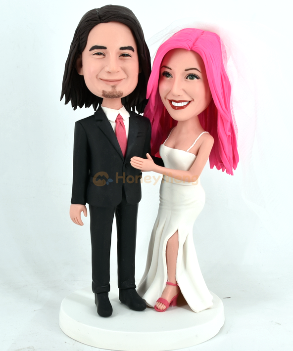 Custom cake toppers for wedding create from your own photo