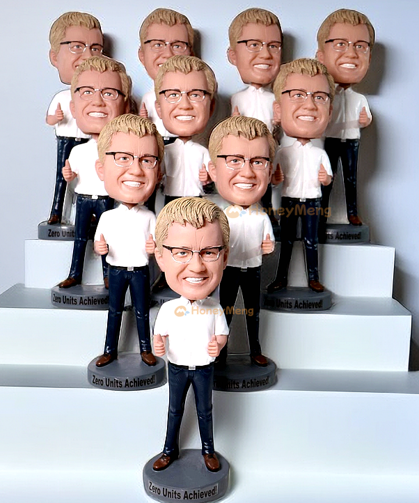 20-1000 Wholesale Bulk Custom Bobbleheads Personalized From Photo Fast Free Shipping