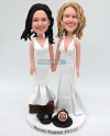 Custom Same sex wedding cake toppers bride bride cake toppers