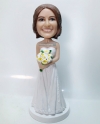 Bridesmaid gifts custom bobbleheads for maid of honor